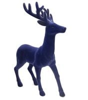 RENIFER OZDOBNY DEKORACJA JELONEK 45 cm JELEŃ DUŻY NIEBIESKI
