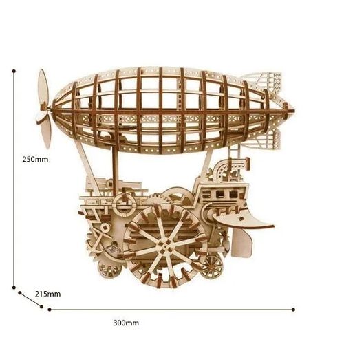 Puzzle 3D Robotime drewniany model sterowca na Arena.pl