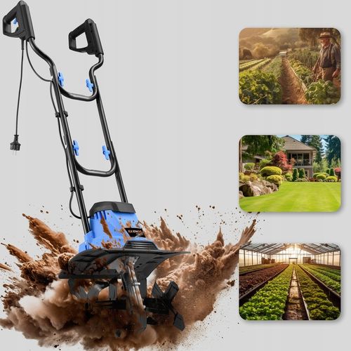 GLEBOGRYZARKA ELEKTRYCZNA MOCNY KULTYWATOR GIGANT 36CM DO ZBITEJ GLEBY na Arena.pl