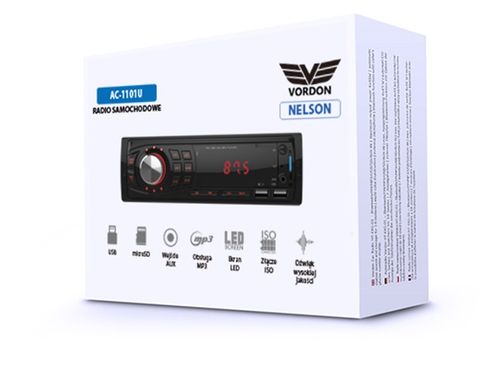 Radio samochodowe Vordon AC-1101U Nelson na Arena.pl