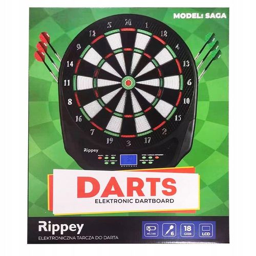 DART TARCZA ELEKTRONICZNA DO GRY W RZUTKI SAGA na Arena.pl