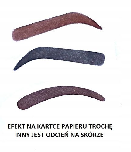 STEMPEL DO BRWI POMADA BRĄZOWY CZARNY 2 KOLORY NR1 na Arena.pl