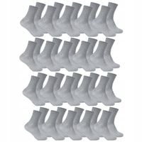 SZARE skarpetki męskie BAWEŁNIANE skarpety SPORTOWE ZESTAW 20 par ~ 43-46 ~