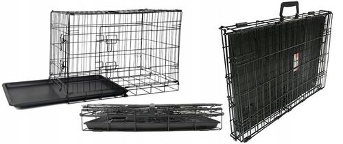 KLATKA METALOWA KENNELOWA TRANSPORTER DLA PSA KOTA ZWIERZĄT XL na Arena.pl