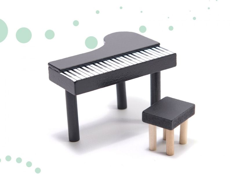 Domek dla lalek drewniany apartament Ikonka boho zdjęcie 9