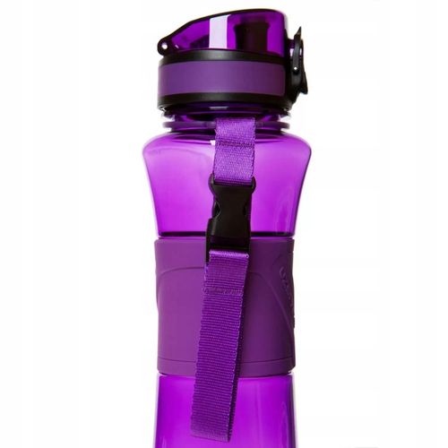 BUTELKA NA WODĘ SPORTOWA 550ML SHAKER DO BIAŁKA DO ODŻYWEK TRITAN FIOLETOWY na Arena.pl
