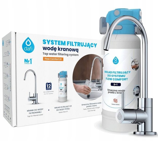 SYSTEM FILTRUJĄCY FILTR PODZLEWOZMYKOWY DAFI FLOW COMFORT D-1 zdjęcie 7
