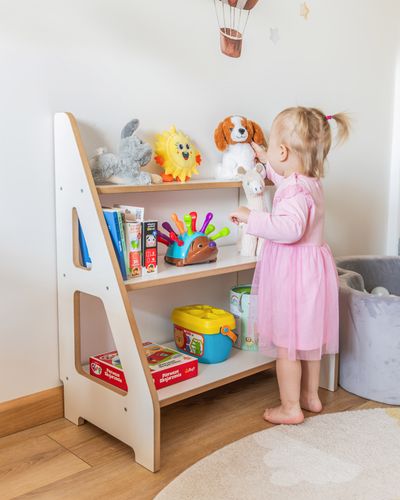 Regał Montessori na książki i zabawki na Arena.pl