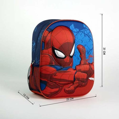Plecak szkolny 3D Spider-Man Niebieski 25,0 x 31,0 x 10,0 cm na Arena.pl