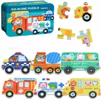 DLA DZIECI   POJAZDY  ZESTAW 30 ELEMENTÓW