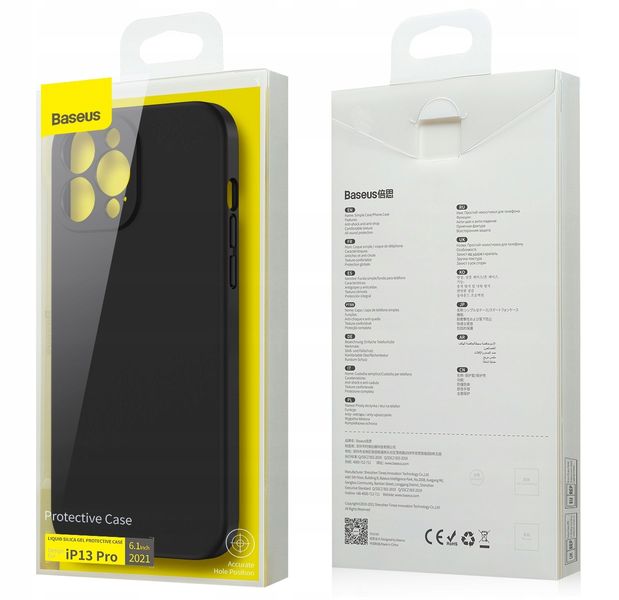 Baseus Plecki Etui Silikonowe do iPhone 13 Pro zdjęcie 5