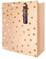 Torebka na prezent - różowa - XL