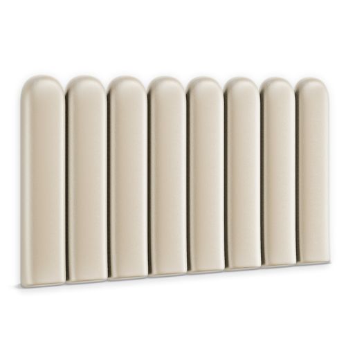 Panele Tapicerowane Na Ścianę Eko Skóra PŁOTEK Kremowy 100cm x 30cm na Arena.pl