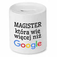 Dla Magistra Skarbonka Na Prezent Na Urodziny Z Nadrukiem Ze Zdjęciem
