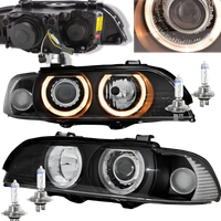 LAMPY REFLEKTORY DO BMW E39 OD 1995 DO 2003  DEPO ŻARÓWKI GRATIS H7 NOWE