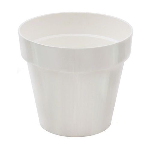 PROSPERPLAST Doniczka Cube shine - BIAŁY DCUB110S-S449 na Arena.pl