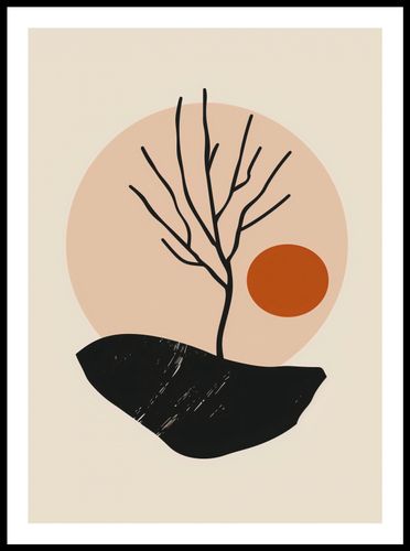 Plakat 50x70cm Nagie Drzewo na Arena.pl