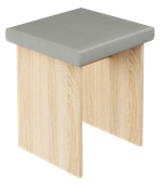 Taboret stołek do toaletki dąb sonoma