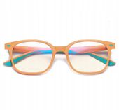 Dziecięce okulary do Komputera BLUE LIGHT ochronne JUNIOR + ETUI + SZMATKA