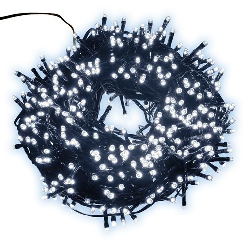 LAMPKI CHOINKOWE 500 LED ZEWNĘTRZNE WEWNĘTRZNE ŚWIATEŁKA IP44 ZIMNE 25m na Arena.pl