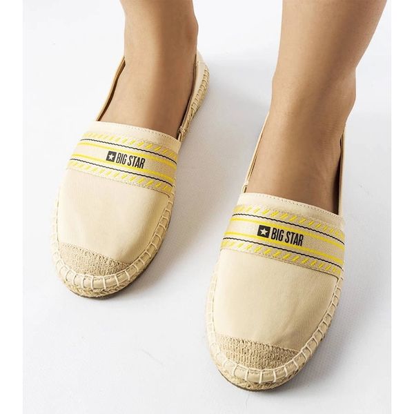 Beżowe espadryle Big Star r.39 zdjęcie 3