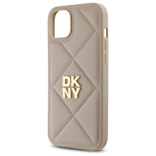 dkny dkhcp15mpqdsle iphone 15 plus 6.7  beżowy/beige quilted stack na Arena.pl
