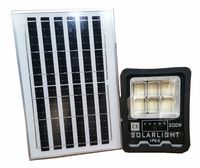 Halogen solarny latarnia led 200W ip66 zestaw rozdzielny z pilotem IR
