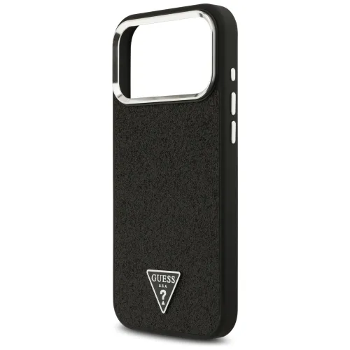 etui guess glitter triangle logo magsafe do iphone 17 pro max - czarne na Arena.pl