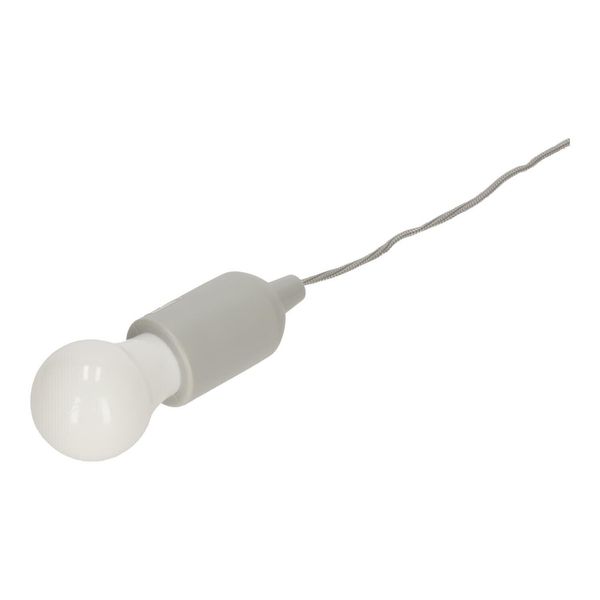 Lampa wisząca żarówka szara zdjęcie 1