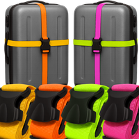 4X PAS ZABEZPIECZAJĄCY DO WALIZKI TORBY BAGAŻU MOCNY PASEK SPINAJĄCY BAGAŻ