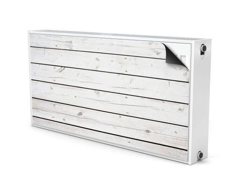 Mata MAGNETYCZNA Na Kaloryfer Białe Deski Imitacja Drewna 90cm x 60cm na Arena.pl