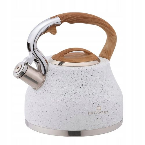 Ciężki Czajnik tradycyjny stalowy Edenberg 3 l GRUBE DNO na Arena.pl