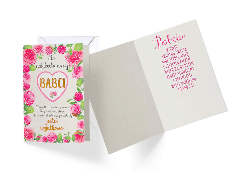 karnet Babcia | PR-114 zdjęcie 1