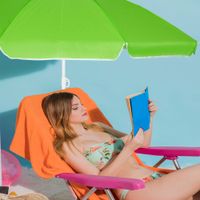 parasol plażowy łamany wbijany 180cm zielony
