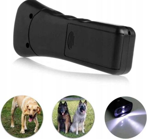 Odstraszacz Psów Ultradźwiękowy Głośny Mocny 130dB MP036 3w1 LED na Arena.pl