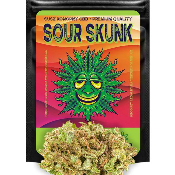 Susz konopny CBD Sour Skunk Strong 100 g zdjęcie 1