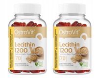 2X OSTROVIT LECITHIN 1200 140 kaps LECYTYNA PAMIĘĆ