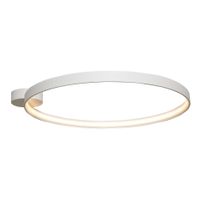 Biały plafon minimalistyczny Carlo LA0769 LED 30W 3000K okrągły do holu