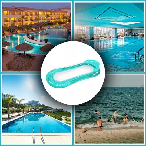 MATERAC DMUCHANY Z SIATKĄ DO PŁYWANIA LEŻAK PLAŻOWY HAMAK WODNY NA BASEN na Arena.pl