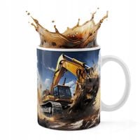 KUBEK CERAMICZNY 330ML DRUK - MASZYNY BUDOWLANE