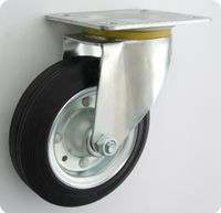 koło metal-guma 160mm obudowa skrętna 42 - kl160 skr