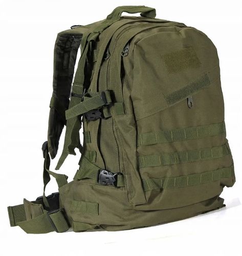 PLECAK WOJSKOWY TAKTYCZNY TURYSTYCZNY MIEJSKI ZIELONY +FLAGA +KARABIŃCZYK na Arena.pl