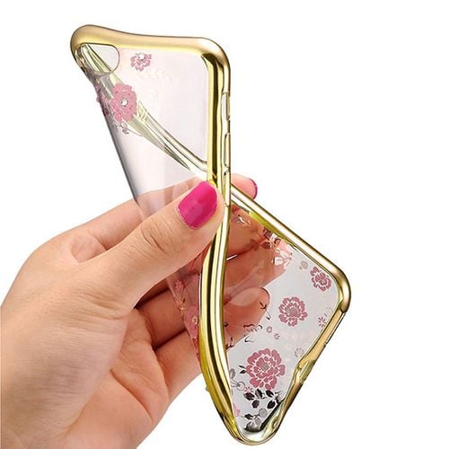 Back Case FLOWER iPhone 11 Pro złoty na Arena.pl