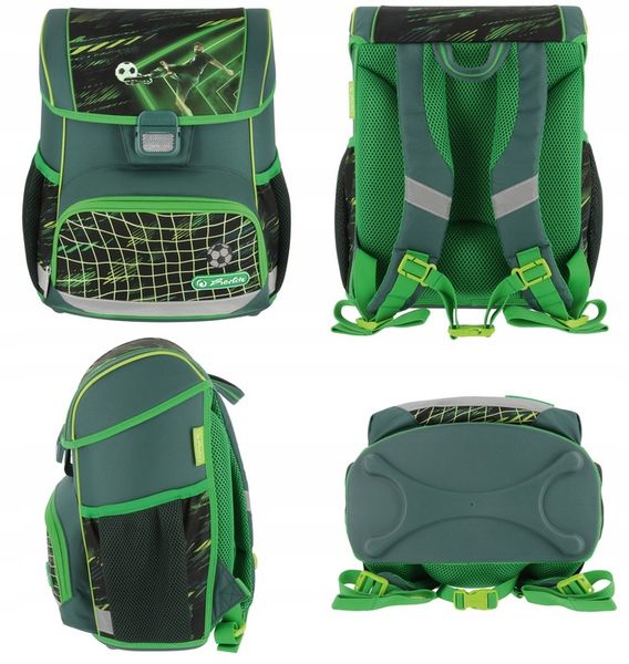 TORNISTER SZKOLNY HERLITZ LOOP PLUS PIŁKA NOŻNA ZESTAW KLASA 1-3 zdjęcie 4