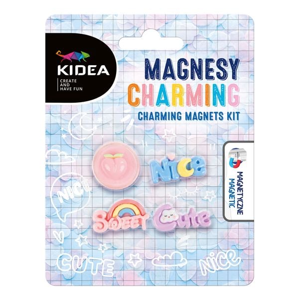 MAGNESY CHARMING 4 SZT KIDEA HIT!!! zdjęcie 1