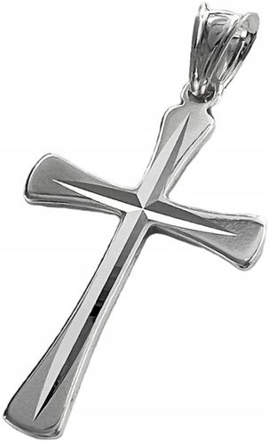MĘSKI KRZYŻYK SREBRNY 925 WISIOREK ZAWIESZKA KRZYŻ DO ŁAŃCUSZKA NA PREZENT na Arena.pl