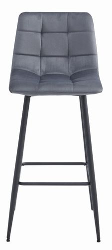 Hoker ARCETO - ciemny szary aksamit / nogi czarne x 1 na Arena.pl