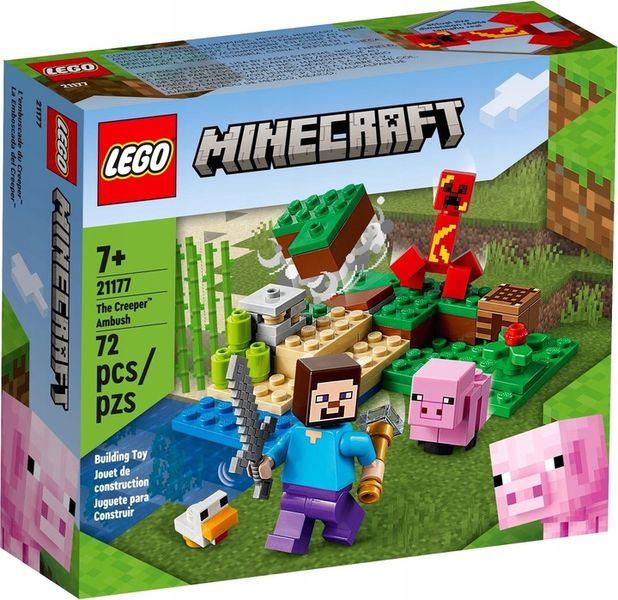 LEGO MAINCRAFT LAVA LAWOWY CREEPER 21177 + Toba na prezent zdjęcie 2