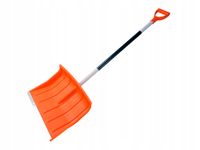 łopata śniegowa orange z metalowym trzonkiem