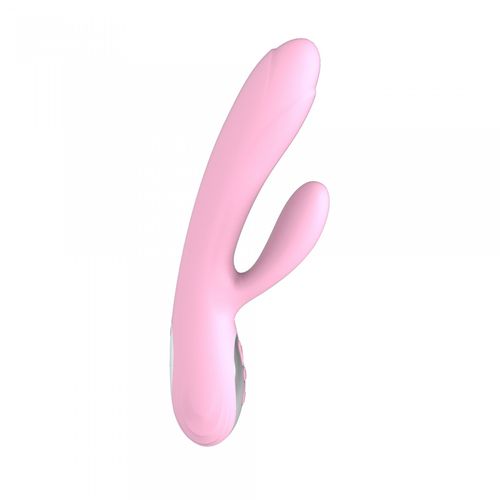 wibrator joker heating double vibrating massage stick  pink na Arena.pl